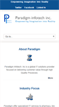 Mobile Screenshot of paradigminfotech.com